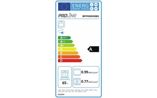 PROLINE MFP6500SSB/2 - &Eacute;tiquette &eacute;nergie
