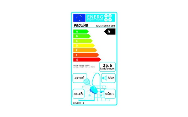 PROLINE MULTISTICK 600 - &Eacute;tiquette &eacute;nergie