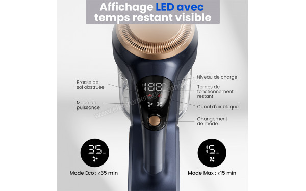 PROSCENIC P11 Lite - Affichage LED avec temps restant visible