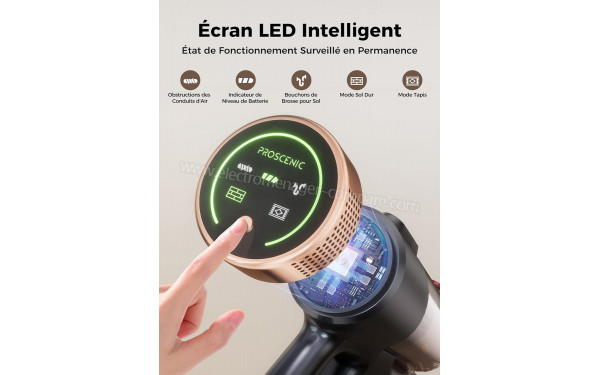 PROSCENIC P11 Ultra Gold Rose - Ecran LED intelligent