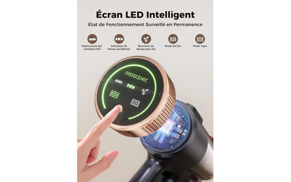PROSCENIC P11 Ultra+ Gold Rose - Ecran LED intelligent