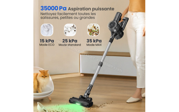 PROSCENIC P13 - Puissance d'aspiration