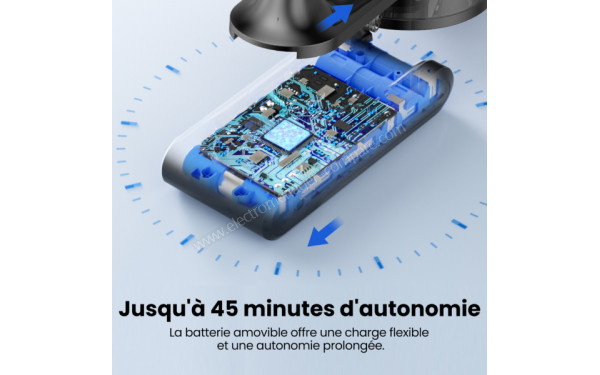 PROSCENIC P13 - Autonomie jusqu'&agrave; 45 minutes