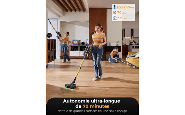 PROSCENIC P15+ - Autonomie ultra-longue de 70 minutes