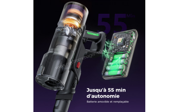 PROSCENIC P16 Bleu - Puissance d'aspiration