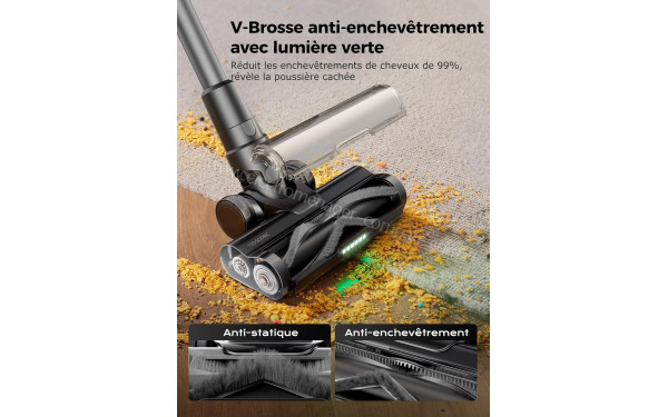 PROSCENIC P16 Gris - V-Brosse anti-enchev&ecirc;trement