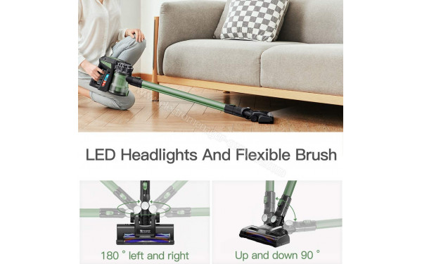 PROSCENIC P8 Max - Brosse flexible (cr&eacute;dit : Darty)