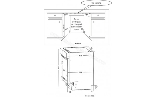 PROLINE PBI1247ESL - Dimensions