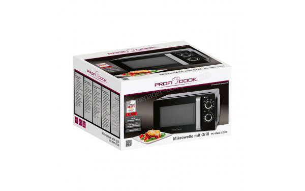 PROFI COOK PC-MWG 1208 Noir - Mise en situation