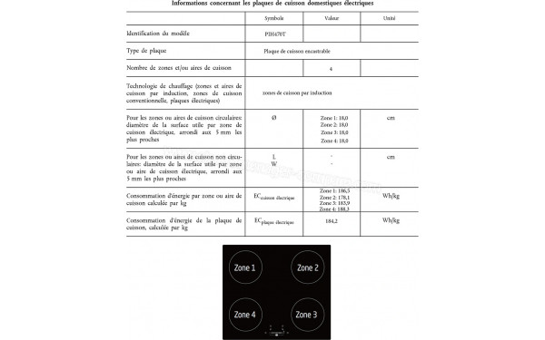 PROLINE PIH470T - Dimensions