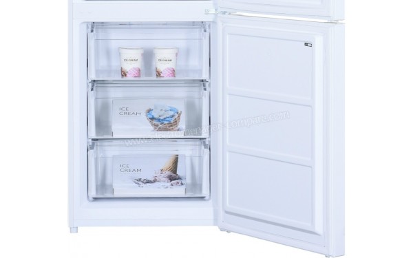 PROLINE PLC318WH - Vue de la partie cong&eacute;lateur