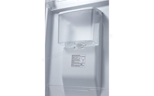 PROLINE PLCD 260 NF SIL - R&eacute;servoir d'eau interne (cr&eacute;dit : Darty)