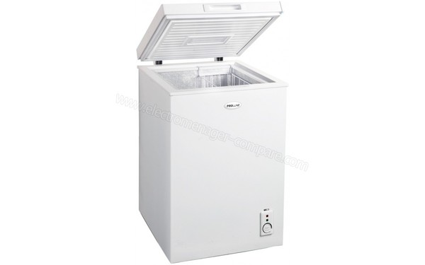 PROLINE PLCH101-1 - Vue 3/4 gauche porte ouverte (cr&eacute;dit : Darty)