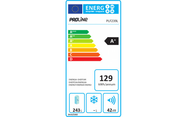 PROLINE PLF239 - &Eacute;tiquette &eacute;nergie