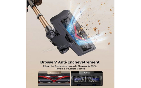 PROSCENIC PO11 Ultra - Brosse V Anti-Enchev&ecirc;trement