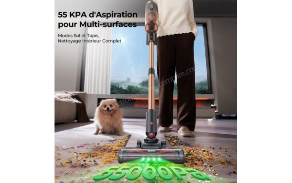 PROSCENIC PO11 Ultra - Puissance d'aspiration