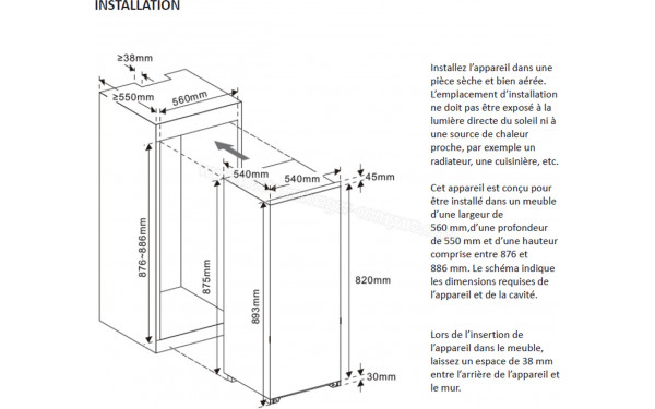 PROLINE PRI135-F-2F - Sch&eacute;ma technique