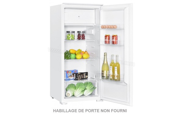 PROLINE PRI 190-F-2-LED - Vue 3/4 gauche avec porte ouverte (cr&eacute;dit : Darty)