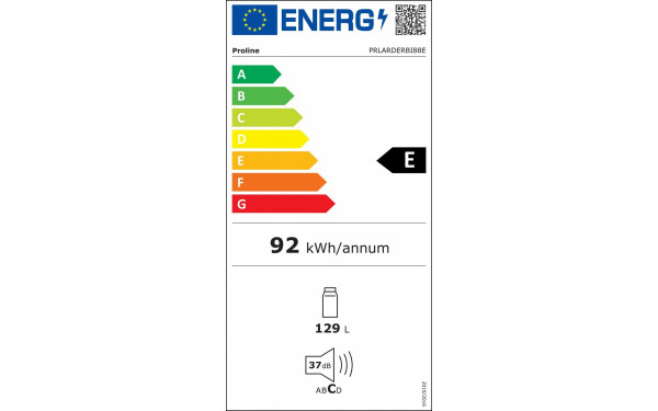 PROLINE PRLARDERBI88E - &Eacute;tiquette &eacute;nergie v2
