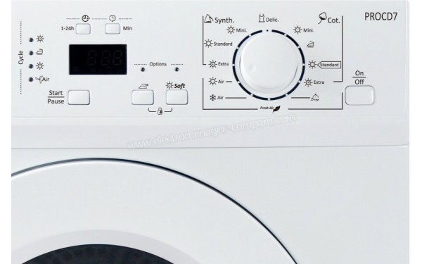 PROLINE PROCD7 - Panneau de commandes (cr&eacute;dit : Darty)