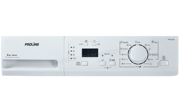 PROLINE PROCD8 - Panneau de commandes (cr&eacute;dit : Darty)
