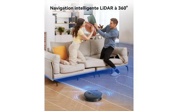 PROSCENIC Q8 Max Noir - Navigation LiDAR