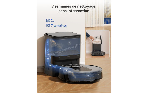 PROSCENIC Q8 Max Noir - Syst&egrave;me d'autovidage