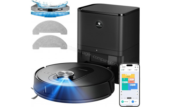 PROSCENIC Q8 Max+ Noir - Vue d'ensemble