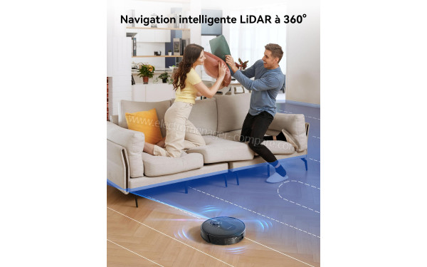 PROSCENIC Q8 Noir - Navigation LiDAR