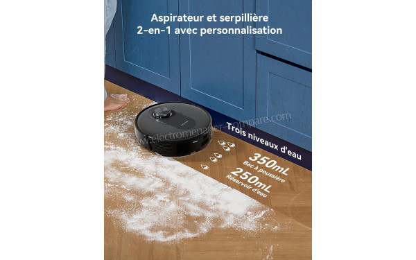 PROSCENIC Q8 Noir - Aspirateur et serpilli&egrave;re