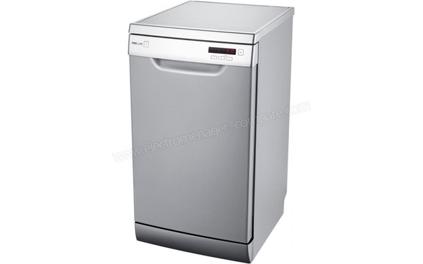 PROLINE SDW499A++SL - Vue 3/4 droite (cr&eacute;dit : Darty)