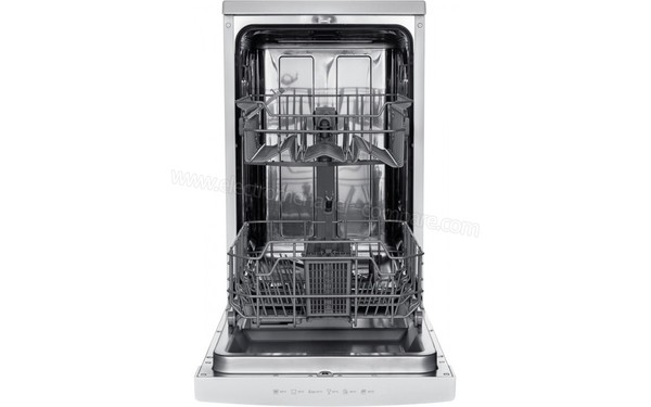 PROLINE SDW499A++WH - Vue de l'int&eacute;rieur (cr&eacute;dit : Darty)