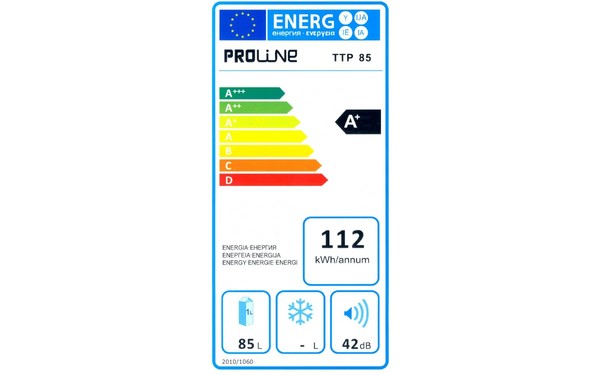 PROLINE TTP85 - &Eacute;tiquette &eacute;nergie