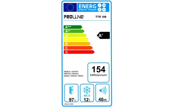 PROLINE TTR109 - &Eacute;tiquette &eacute;nergie