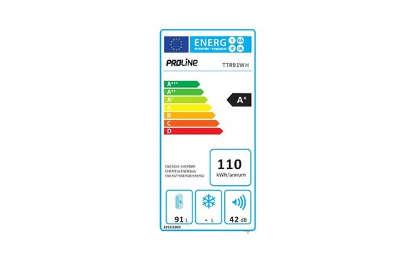PROLINE TTR91WH - &Eacute;tiquette &eacute;nergie