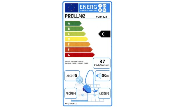 PROLINE VCB4224 - &Eacute;tiquette &eacute;nergie