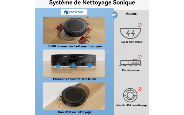 PROSCENIC X1S - Syst&egrave;me de nettoyage Sonique