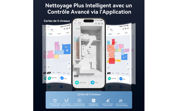 PROSCENIC X1S - Application pour smartphones ou tablettes