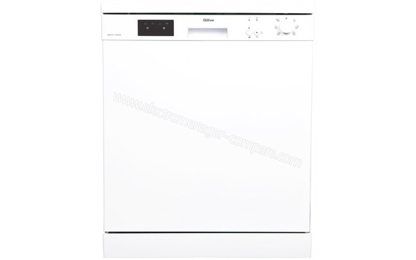 QILIVE Lave vaisselle pose libre Q.6317, 12 couverts, 60 cm, 49 dB, E pas  cher 