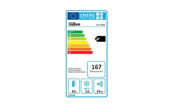 QILIVE HS-130RN - &Eacute;tiquette &eacute;nergie