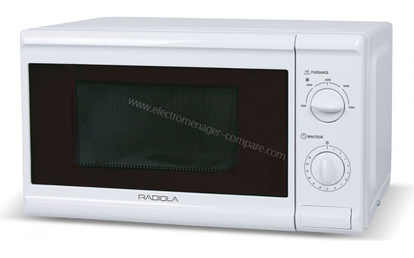 RADIOLA RAMW2120SMW - Vue 3/4 droite