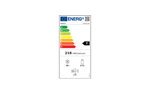 RADIOLA RARDP210BV - &Eacute;tiquette &eacute;nergie v2