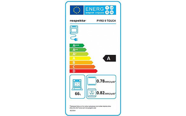 RESPEKTA Pyro 9 Touch - &Eacute;tiquette &eacute;nergie