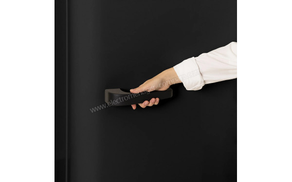 CREATE Retro Fridge 281L Black Noir - Poign&eacute;e noire