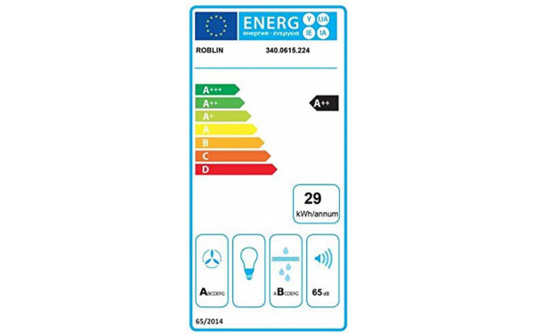 ROBLIN Virtuose 830 - &Eacute;tiquette &eacute;nergie