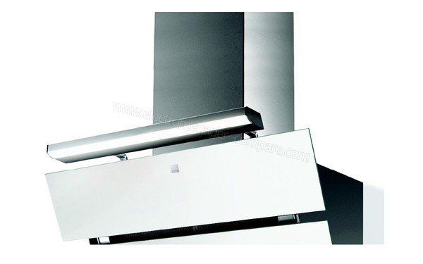 ROBLIN Creatix 800 Verre Blanc - Vue avec chemin&eacute;e