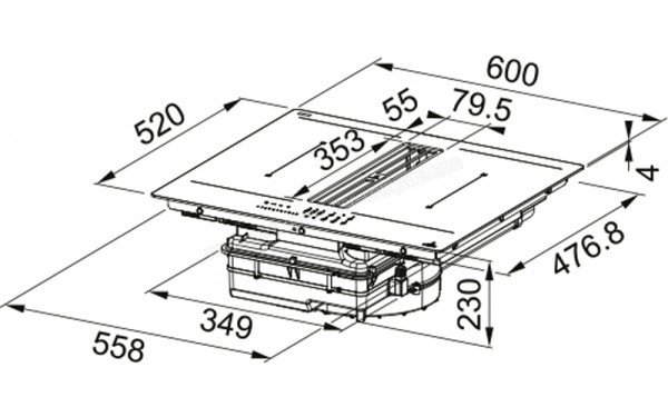 ROBLIN Duo Recyclage - Dimensions