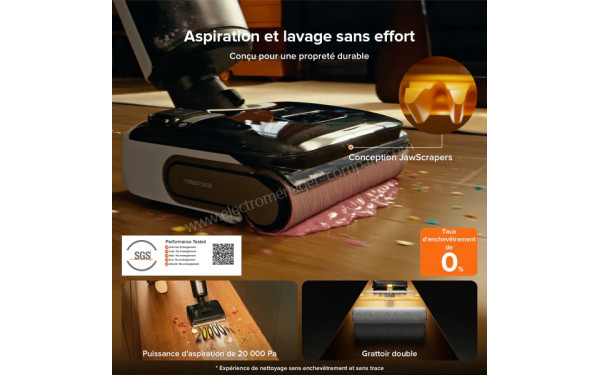 ROBOROCK F25 Combo - Aspiration et lavage sans effort