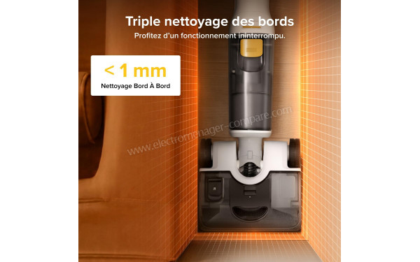 ROBOROCK F25 GT Gen2 - Triple nettoyage des bords