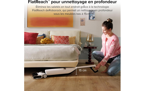 ROBOROCK Flexi Lite - Technologie FlatReach